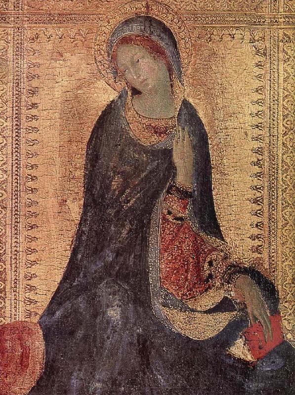 Simone Martini Her Madona of the Sign Spain oil painting art